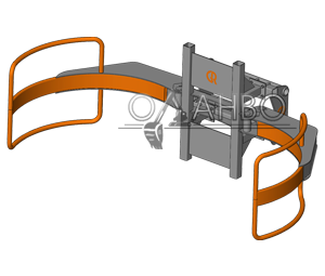 Захват для тюков Grizzly на минипогрузчик