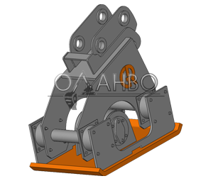 Вибротрамбовка GRizzly для минипогрузчика